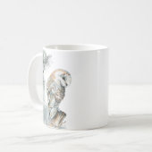 Wasserfarbener Barn Bwl Bird Nature Kaffeetasse (Vorderseite Links)