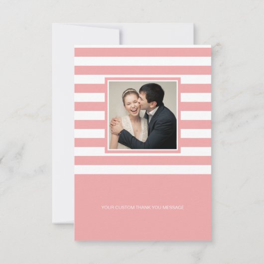 Wasserfarbener Blumenstrauß mit Federn | Danke (Rückseite)