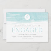 Wasserfarbener Dollar Einladung (Vorderseite)