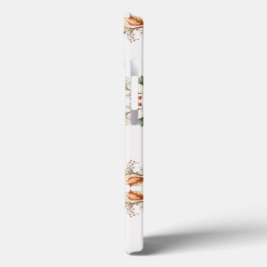 Wasserfarbener Floral Line Benutzerdefinierter Tex Case-Mate iPhone Hülle (Rückseite / Links)