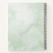 Wasserfarbener Frühling Blumenwasser Garten Hinwei Notizblock (Rückseite)