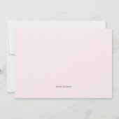 Wasserfarbener Frühling Blüten Kinderdusche Einlad Einladung (Rückseite)