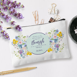 Wasserfarbener Frühlingsbläserbibel Personalisiert Zubehörtasche