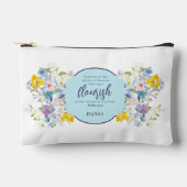 Wasserfarbener Frühlingsbläserbibel Personalisiert Zubehörtasche (Vorderseite)