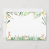 Wasserfarbener Frühlingstationengeschirr Mitteilungskarte (Vorderseite)