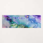 Wasserfarbener Geist Yoga Matte by Oomsuum (Vorderseite (Horizontal))