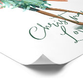 Wasserfarbener Girl Poster (Ecke)