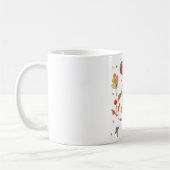 Wasserfarbener handbemalter Herbst Botanisch Kaffeetasse (Links)