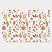 Wasserfarbener Herbst lässt die Natur zurück Geschenkpapier Set (Vorderseite 3)