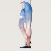 Wasserfarbener Himmel Leggings (Links)