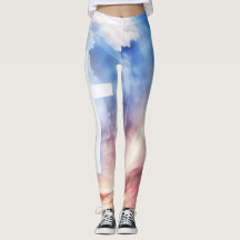 Wasserfarbener Himmel