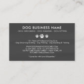 Wasserfarbener Hund Rassen Tierernährung Loyalität Visitenkarte (Rückseite)