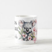 Wasserfarbener Koala-Bär Custom Nurure Kaffeetasse (Mittel)