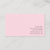 Wasserfarbener Kuchen Eleganter Beruflicher Kondit Visitenkarte (Rückseite)