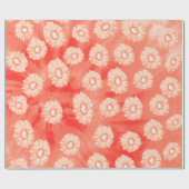 WASSERFARBENER KUNSTSPRING-DESIGN GESCHENKPAPIER (Flach)