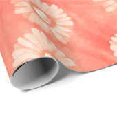 WASSERFARBENER KUNSTSPRING-DESIGN GESCHENKPAPIER (Rolleneckpunkt)