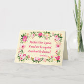 Wasserfarbener Muttertag Karte (Vorderseite)