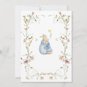 Wasserfarbener Osterbrunch und Eierjagd Peter Rabb Einladung (Rückseite)