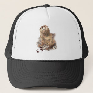Wasserfarbener Otter Natur Truckerkappe