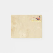 Wasserfarbener Pheasant Game Bird Arte e Cultura Post-it Klebezettel (Vorderseite)