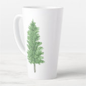 Wasserfarbener Pine Tree 2 Milchtasse (Linke Ecke)