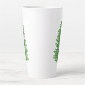 Wasserfarbener Pine Tree 2 Milchtasse (Vorderseite)