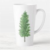 Wasserfarbener Pine Tree 2 Milchtasse (Rechts)