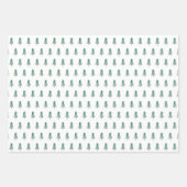 Wasserfarbener Pine Tree Weihnachten Geschenkpapier Set (Vorderseite 2)