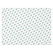 Wasserfarbener Pine Tree Weihnachten Tischdecke (Vorderseite (Horizontal))