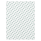 Wasserfarbener Pine Tree Weihnachten Tischdecke (Vorderseite)