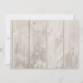 Wasserfarbener Pinienbaum, Lights Wood Weihnachtsg Einladung (Rückseite)