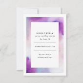 Wasserfarbener Rahmen - Einladung (Vorderseite)