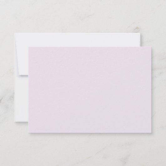 Wasserfarbener Rahmen - Einladung (Rückseite)