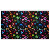 Wasserfarbener Regenbogen Galaxy Girls farbenfroh Stoff (Fat Quarter (45,7 x 55,9 cm))