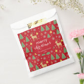 Wasserfarbener Rentier und Christbaum - Geschenktütchen (Versiegelt)