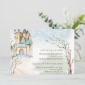 Wasserfarbener Rundgang Kunstgiesserei Einladung (Stehend Vorderseite)