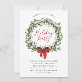 Wasserfarbener Snowberry Grüne Landschaft Einladung (Vorderseite)