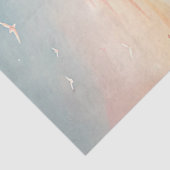 Wasserfarbener Sommerweg Tropischer Retrobus Seidenpapier (Detail)