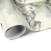 Wasserfarbener Stall Vogelvögel Kunst Geschenkpapier (Rolleneckpunkt)