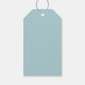 Wasserfarbener Strand Hochzeit Begrüßung Begrüßung Geschenkanhänger (Rückseite)