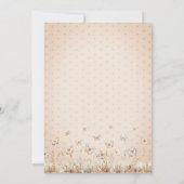 Wasserfarbener Tee-Cup Schmetterlinge Einladung (Rückseite)