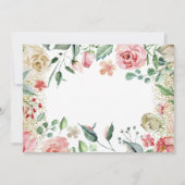 Wasserfarbener Tee Party Wilhelm Tell Ein perfekte Dankeskarte (Rückseite)