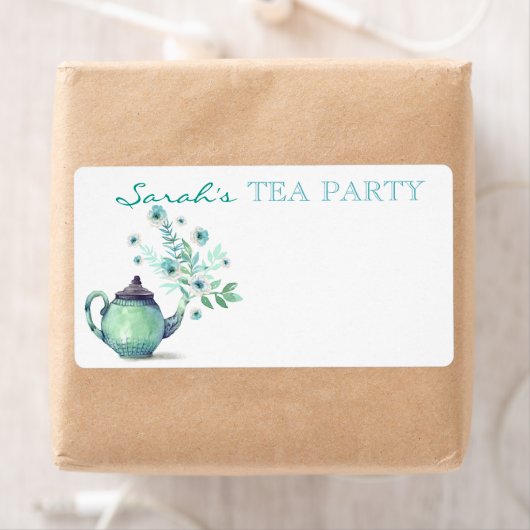 Wasserfarbener Teekessel Blume Stream Mini Aqua (Insitu)