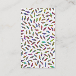 Wasserfarbener Traum Catcher Wilde Feathers Busine Visitenkarte