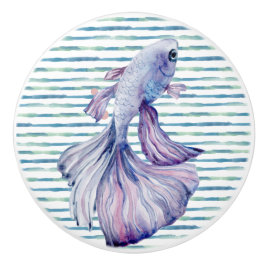 WASSERFARBENER TROPISCHER FISCHSTADTURLAUB KERAMIKKNAUF