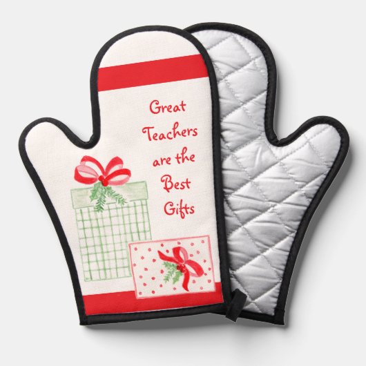 Wasserfarbener Urlaub Große Lehrer Beste Geschenke Ofenhandschuh (Vorderseite/Rückseite)