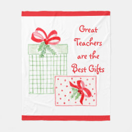 Wasserfarbener Urlaub Lehrer Beste Geschenke Fleecedecke