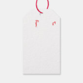 Wasserfarbener Urlaub Lehrer Beste Geschenke Geschenkanhänger (Rückseite)