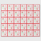 Wasserfarbener Urlaub Lehrer Beste Geschenke Geschenkpapier (Flach)