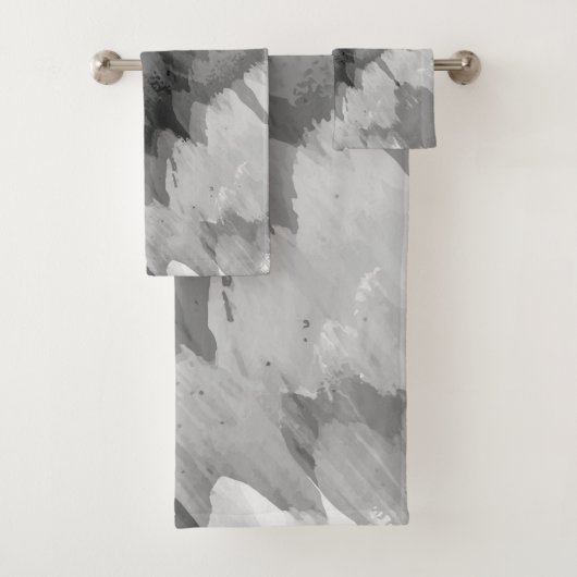 Wasserfarbener Wasserfall, Natur 3 Badhandtuch Set (Insitu)